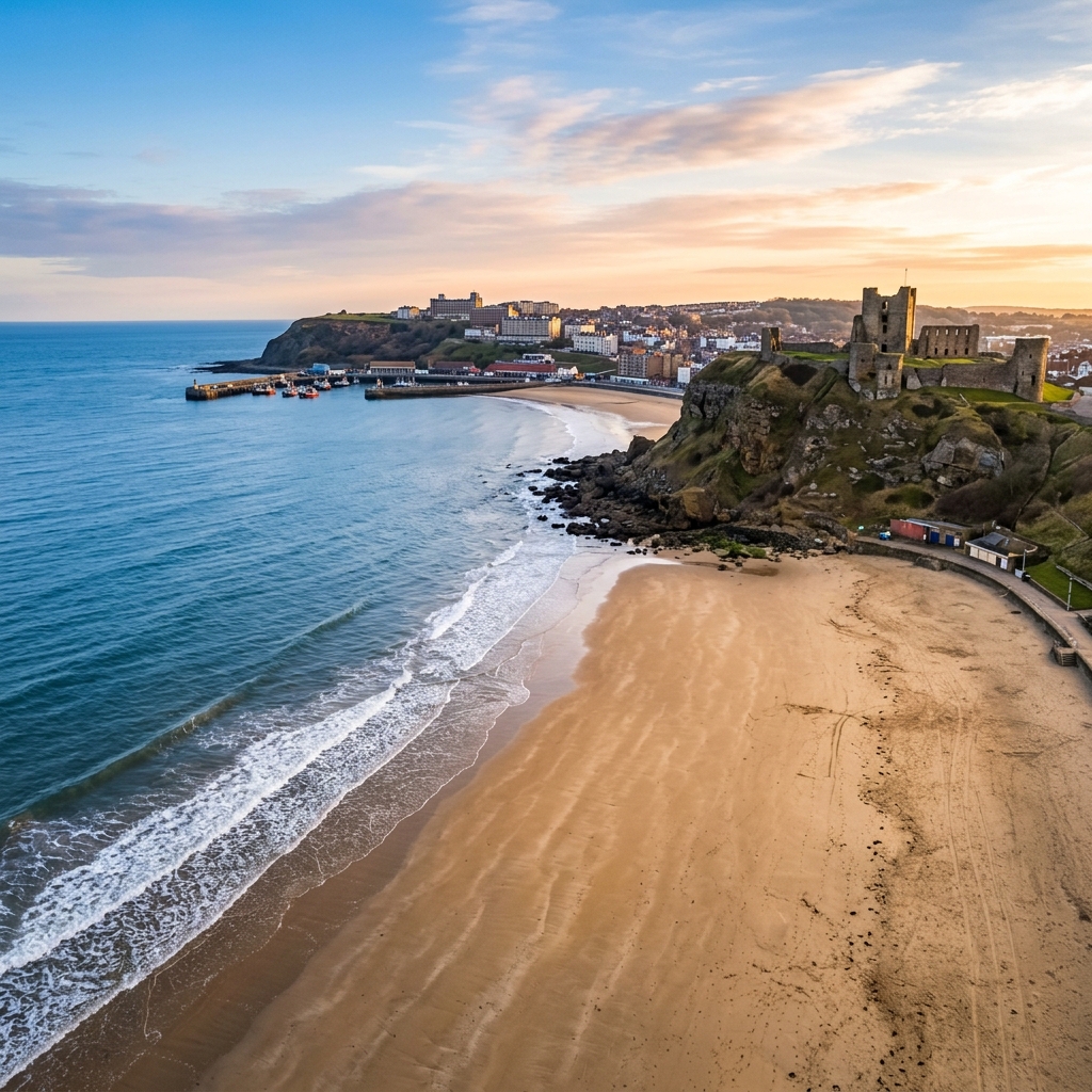Beach lifesaving training on the Yorkshire coast