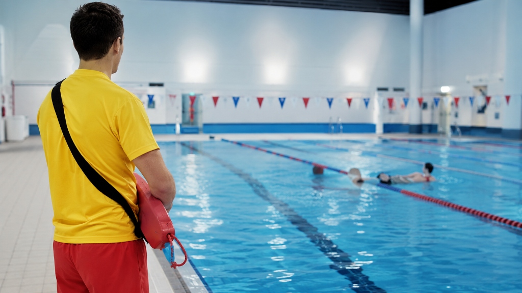 Pool lifesaving training at Yorkshire Lifeguard Academy