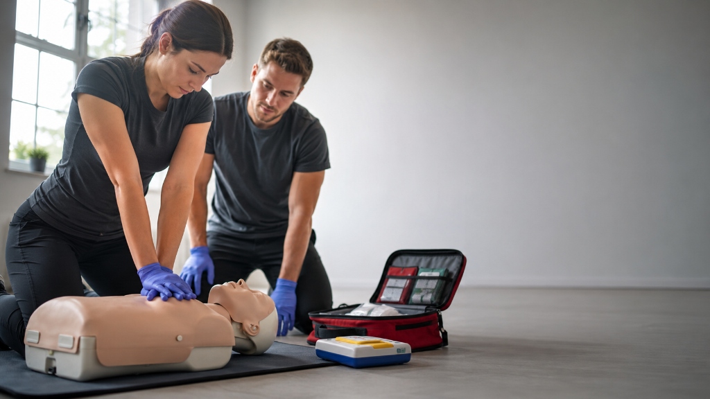 AED and CPR training session â€” Bluewatch Training