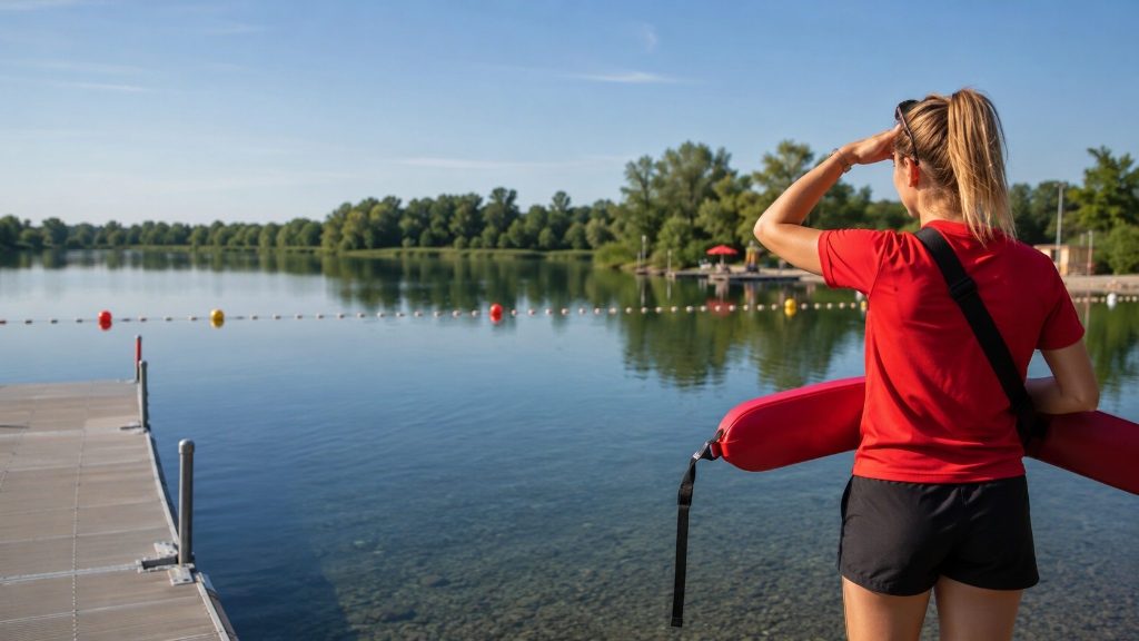 A managed open-water lake — the environment for OWL lifeguards